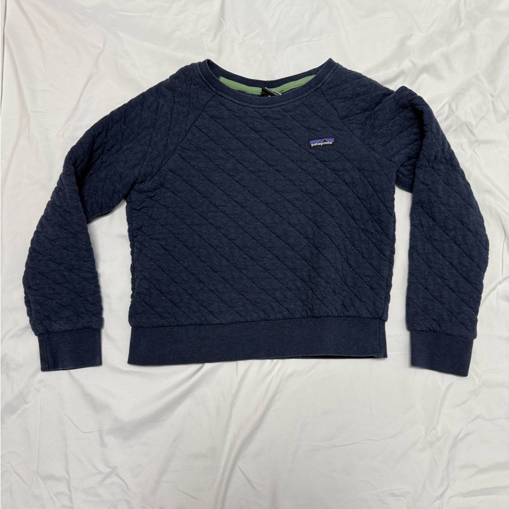 Patagonia Dark Blue Quilted Pullover